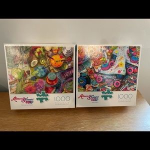 Buffalo Puzzles Aimee Stewart 1000 piece Skate Night/Tiki Evening Delight